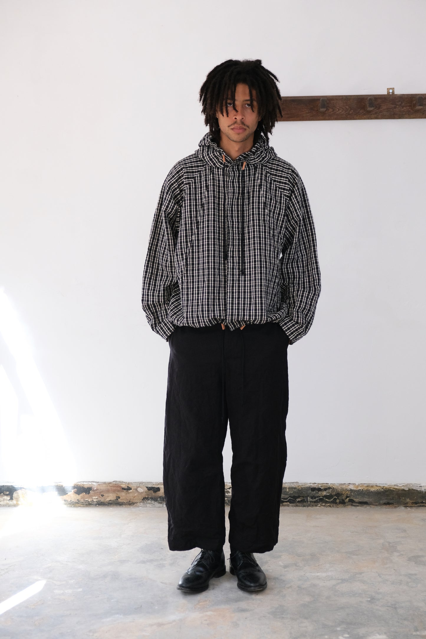 mountain jacket, black kelsch cloth