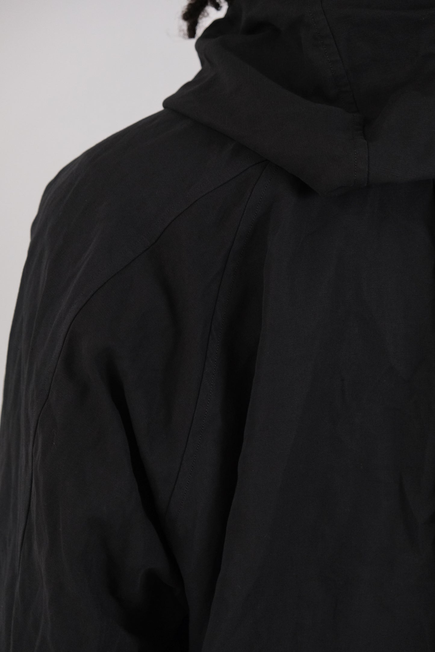 mountain jacket, black ultra-hard twist oxford