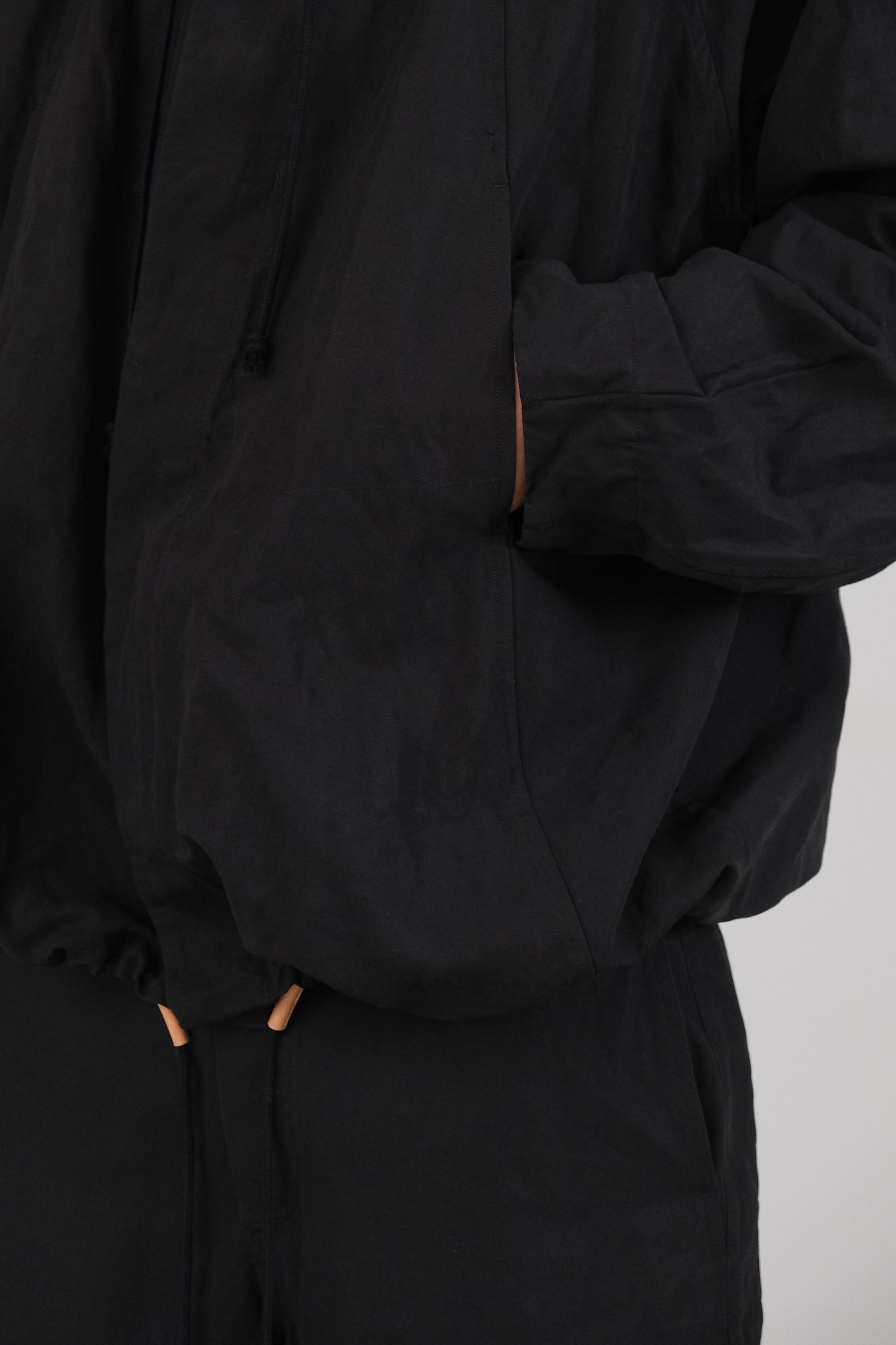mountain jacket, black ultra-hard twist oxford
