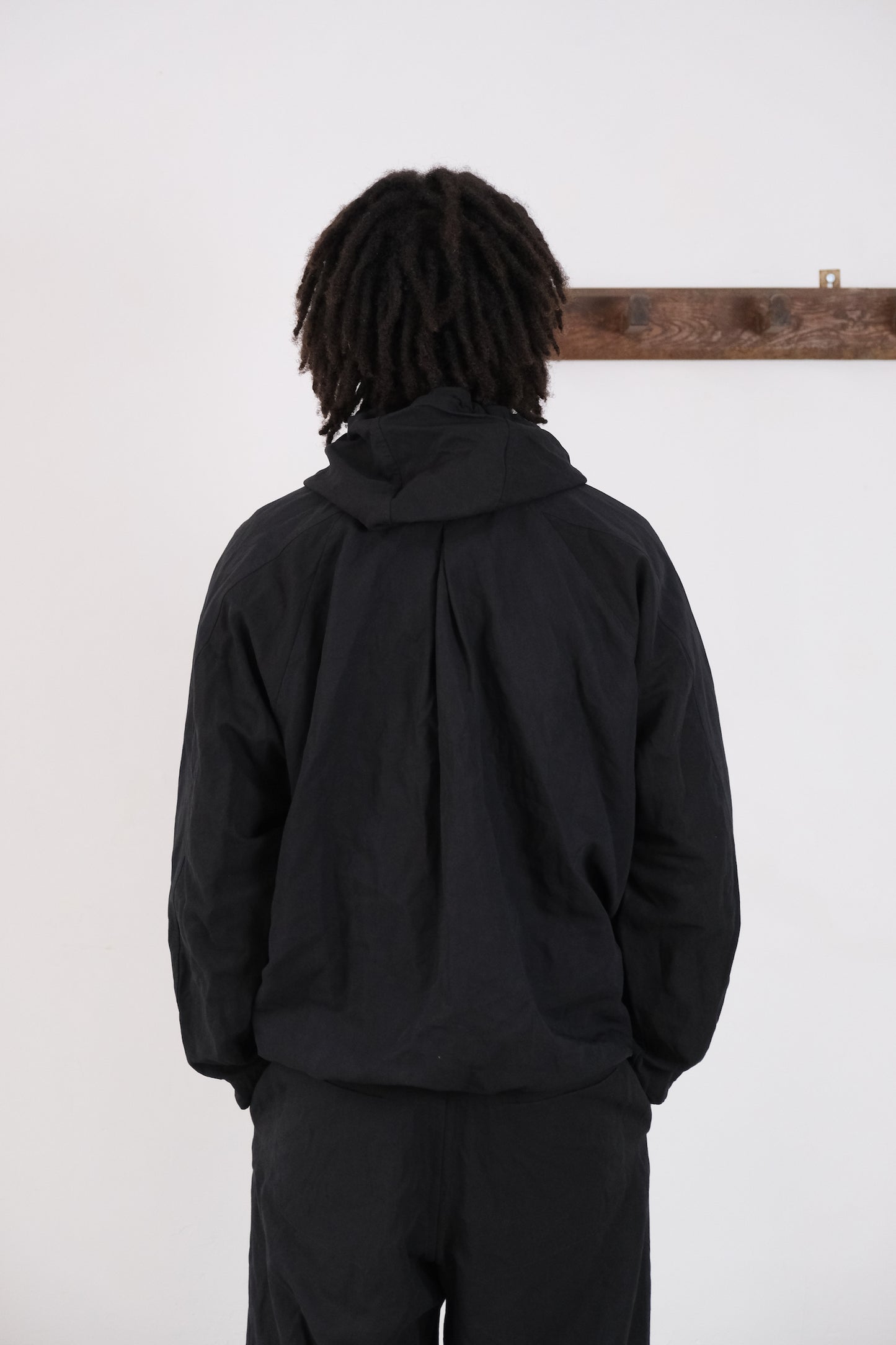 mountain jacket, black ultra-hard twist oxford