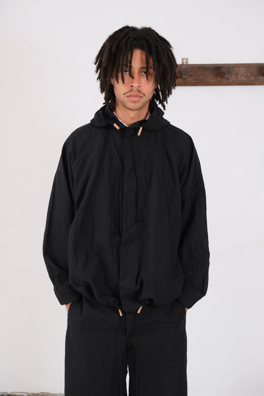 mountain jacket, black ultra-hard twist oxford