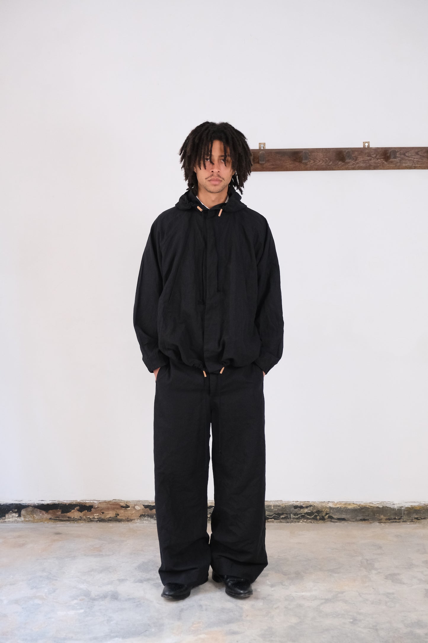 mountain jacket, black ultra-hard twist oxford