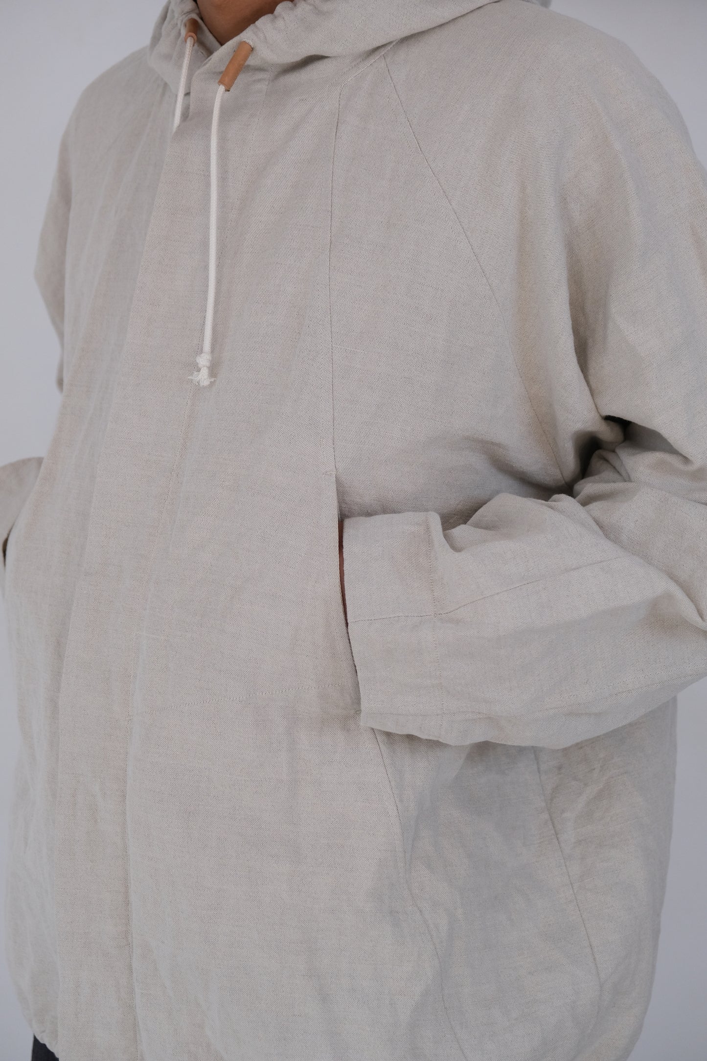 mountain jacket, natural farmers cloth