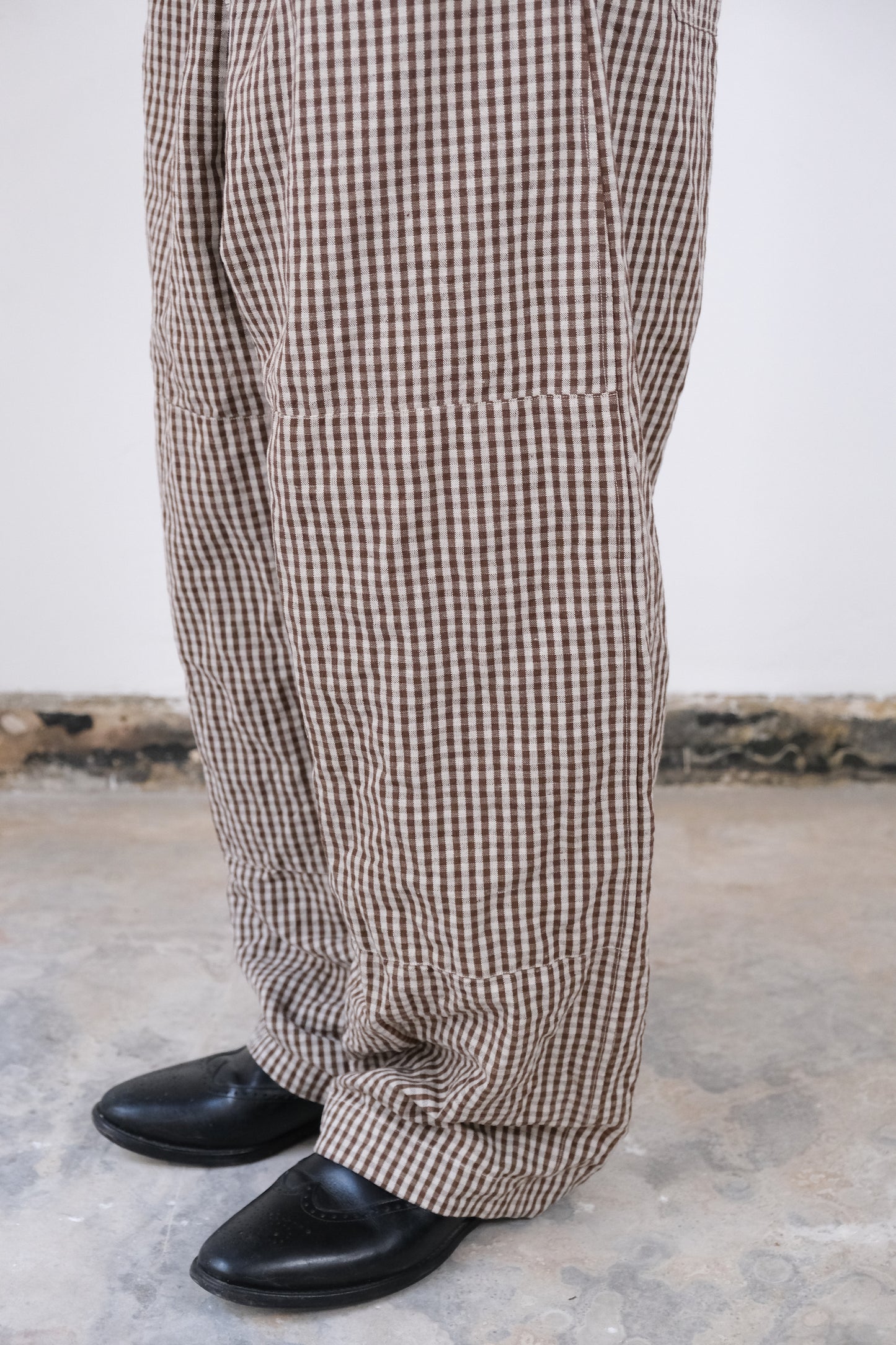gardening trousers, brown mini kelsch
