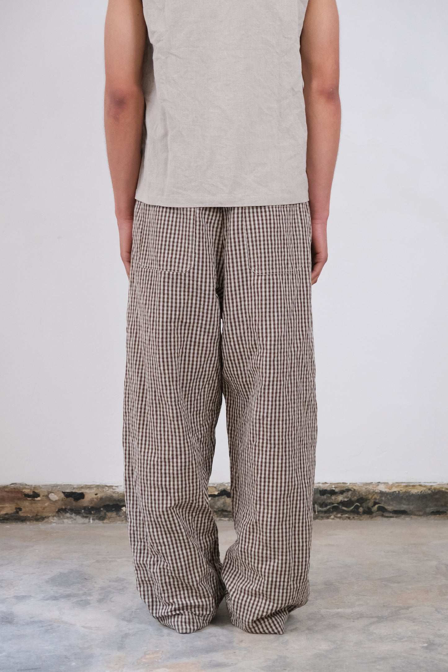 gardening trousers, brown mini kelsch