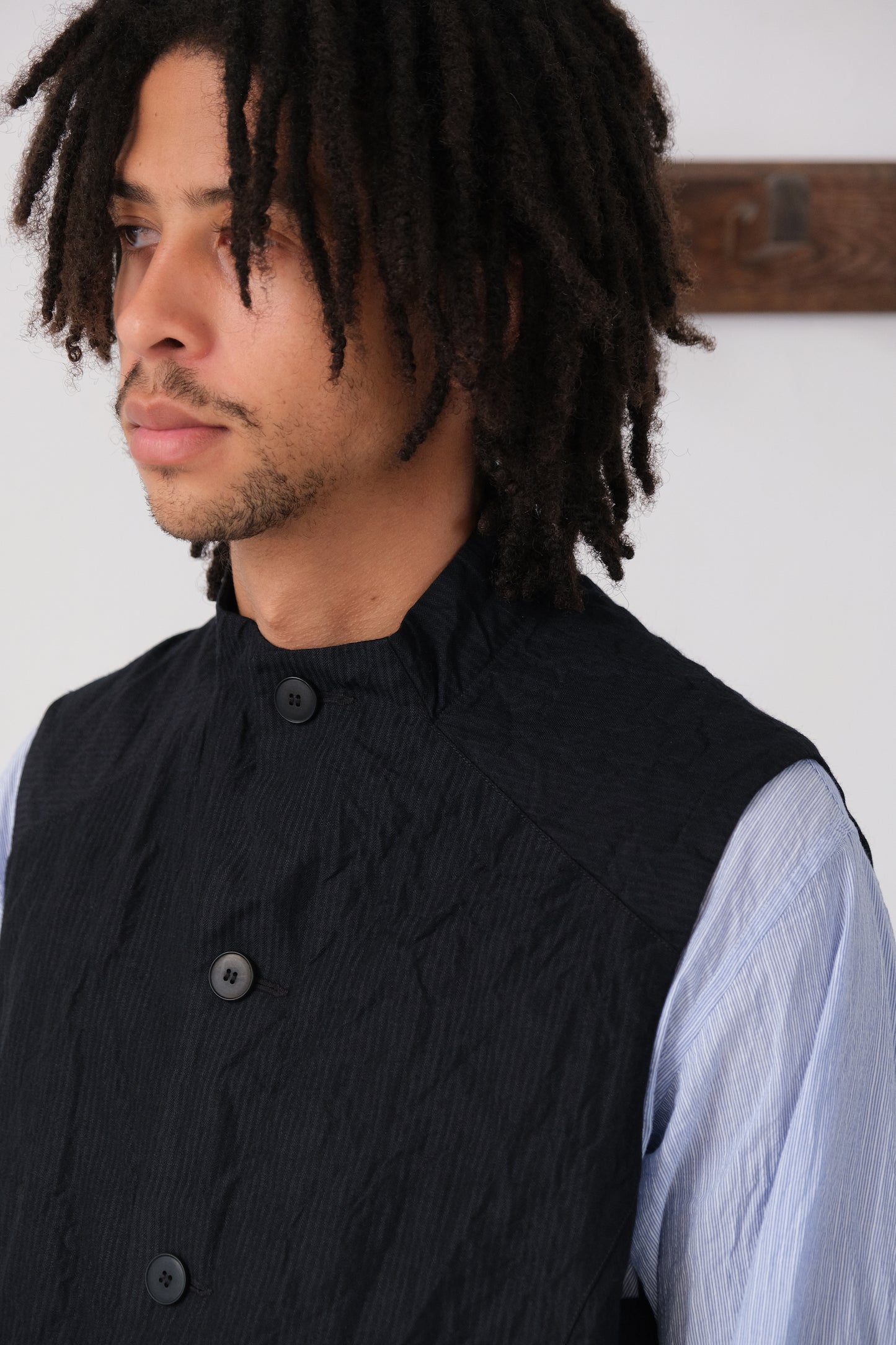 summer sonata, midnight fine herringbone