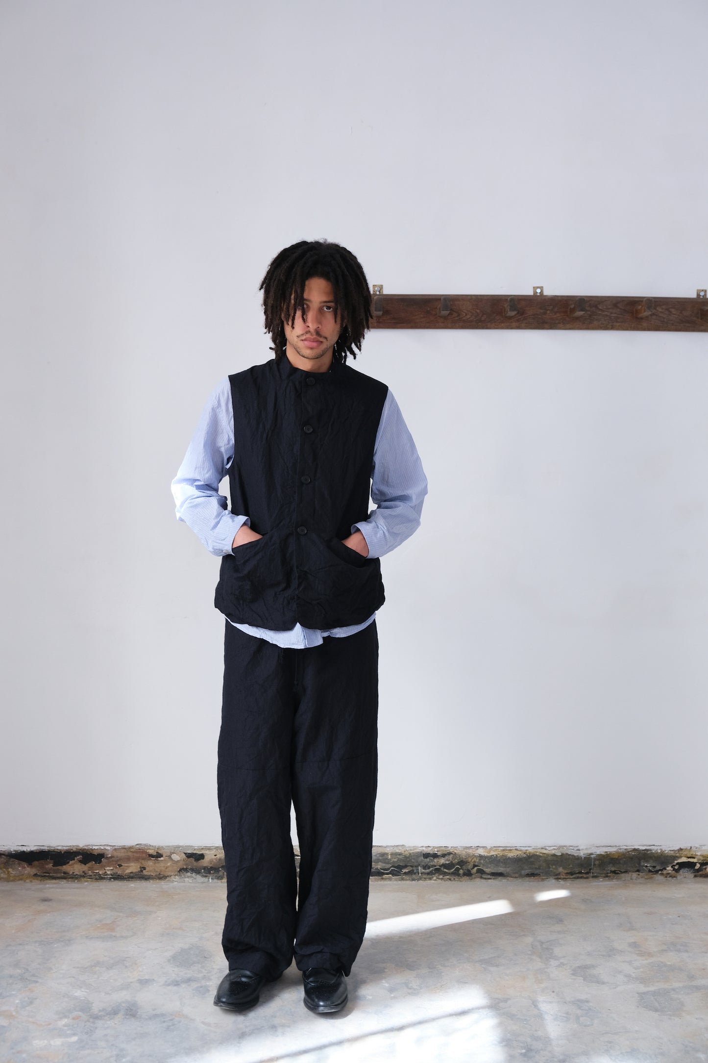 summer sonata, midnight fine herringbone