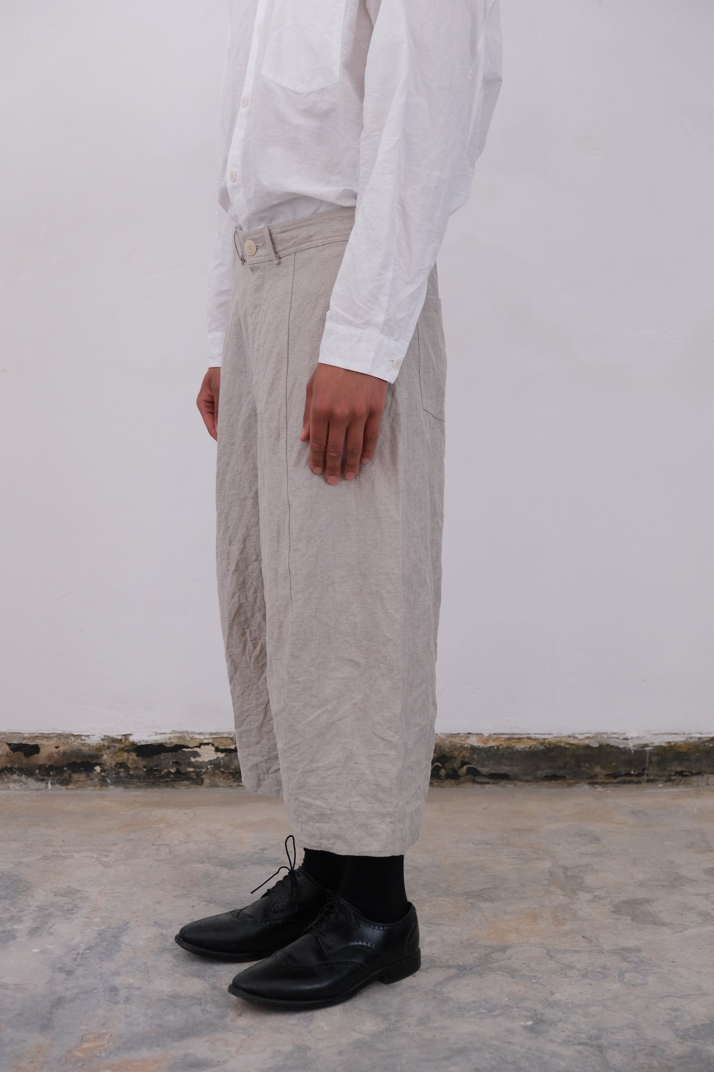 high water, natural french herringbone