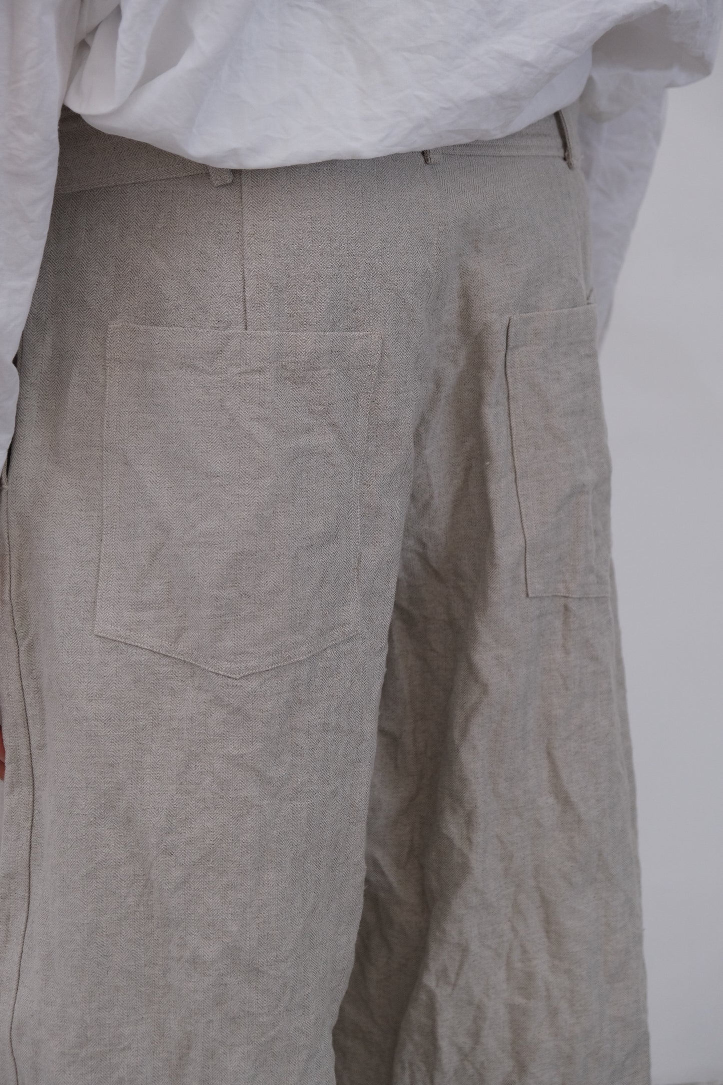 high water, natural french herringbone