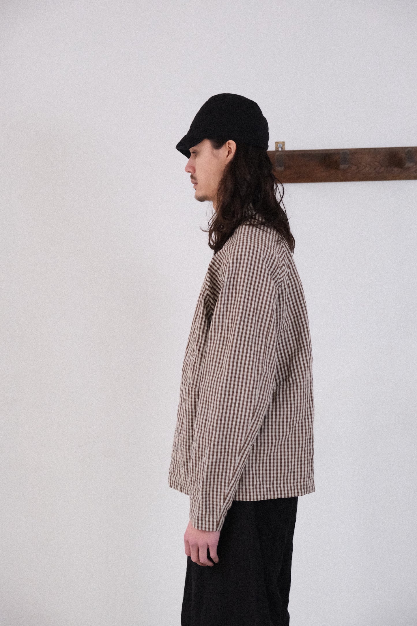 atelier shirt, brown mini kelsch
