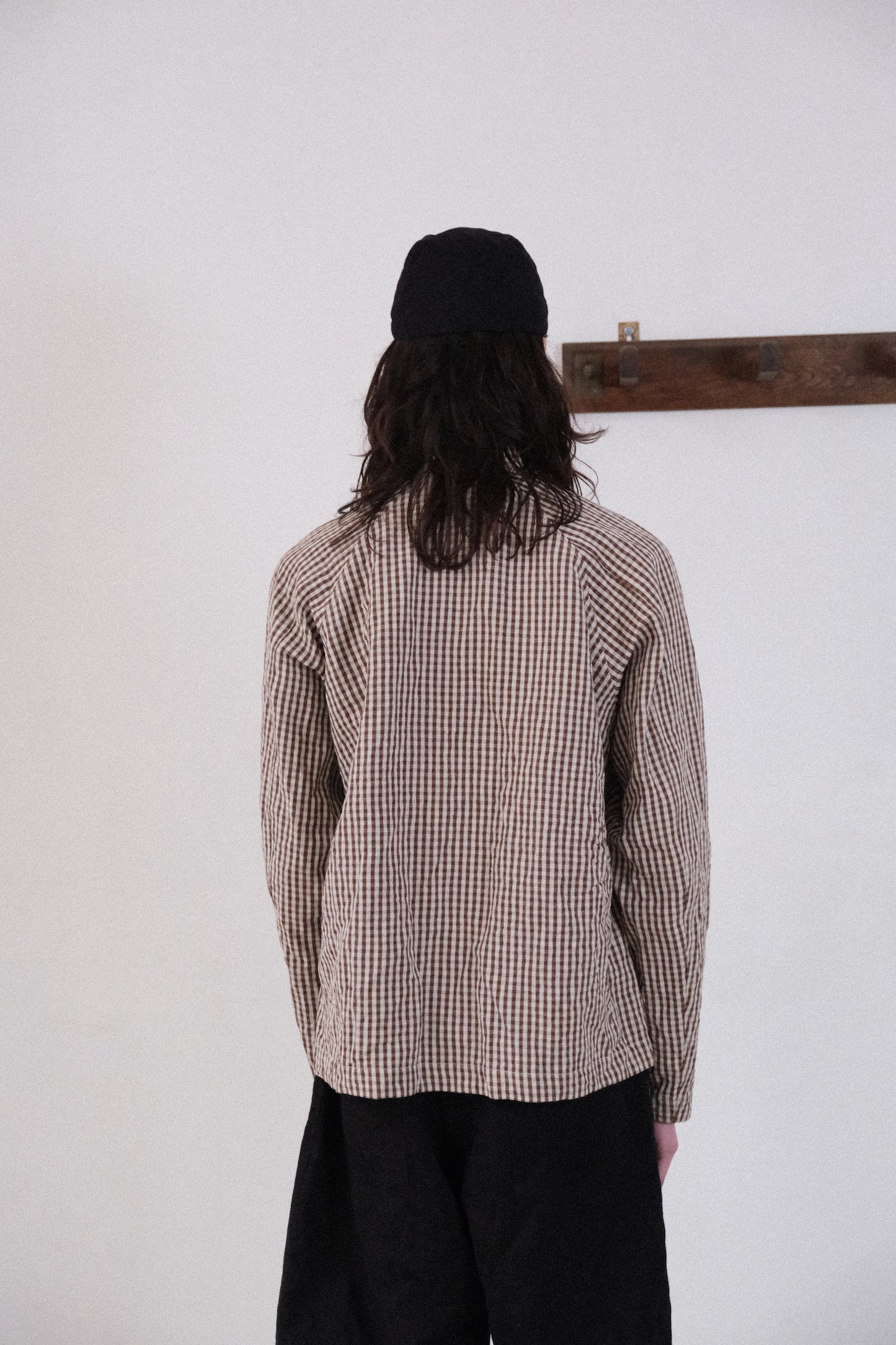 atelier shirt, brown mini kelsch