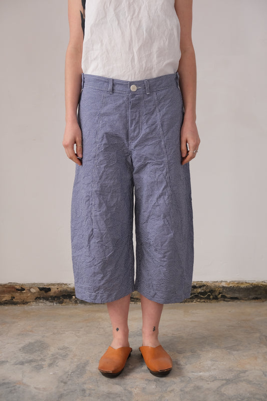 high water, blue white bakers pepita