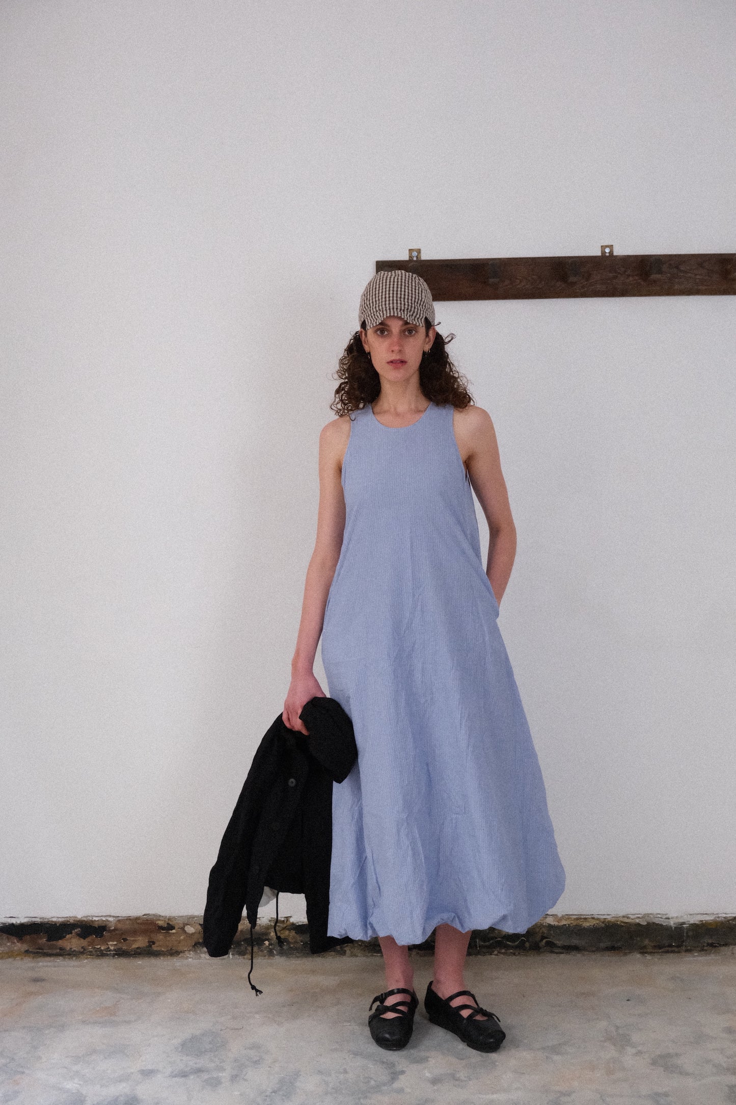light light, light blue fine cordlane