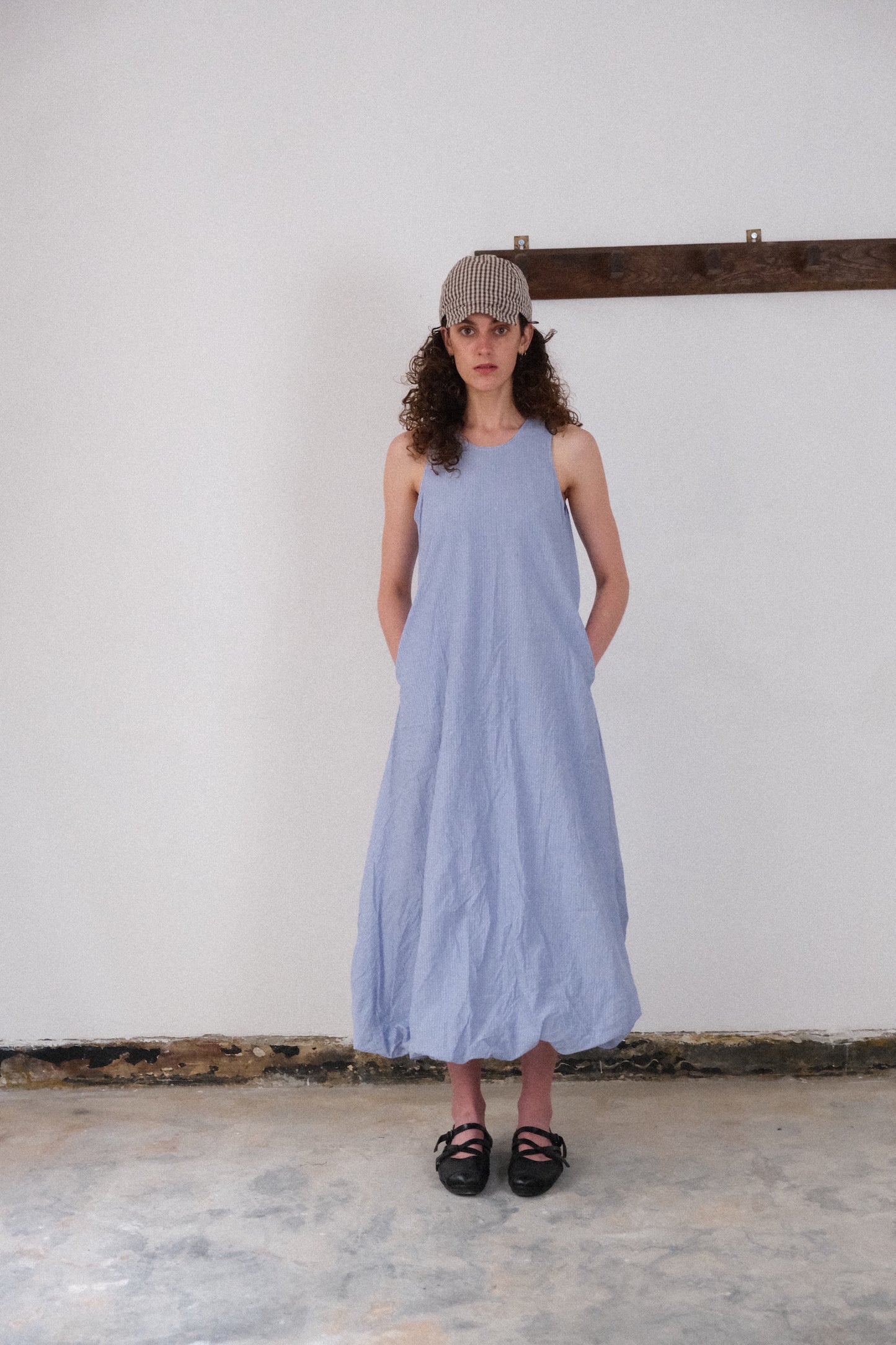 light light, light blue fine cordlane