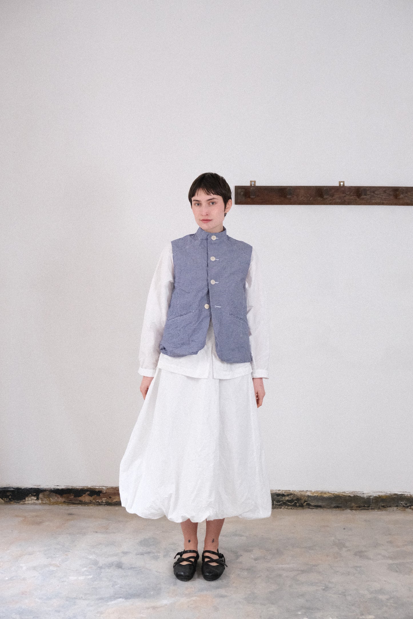 summer sonata, blue white bakers pepita