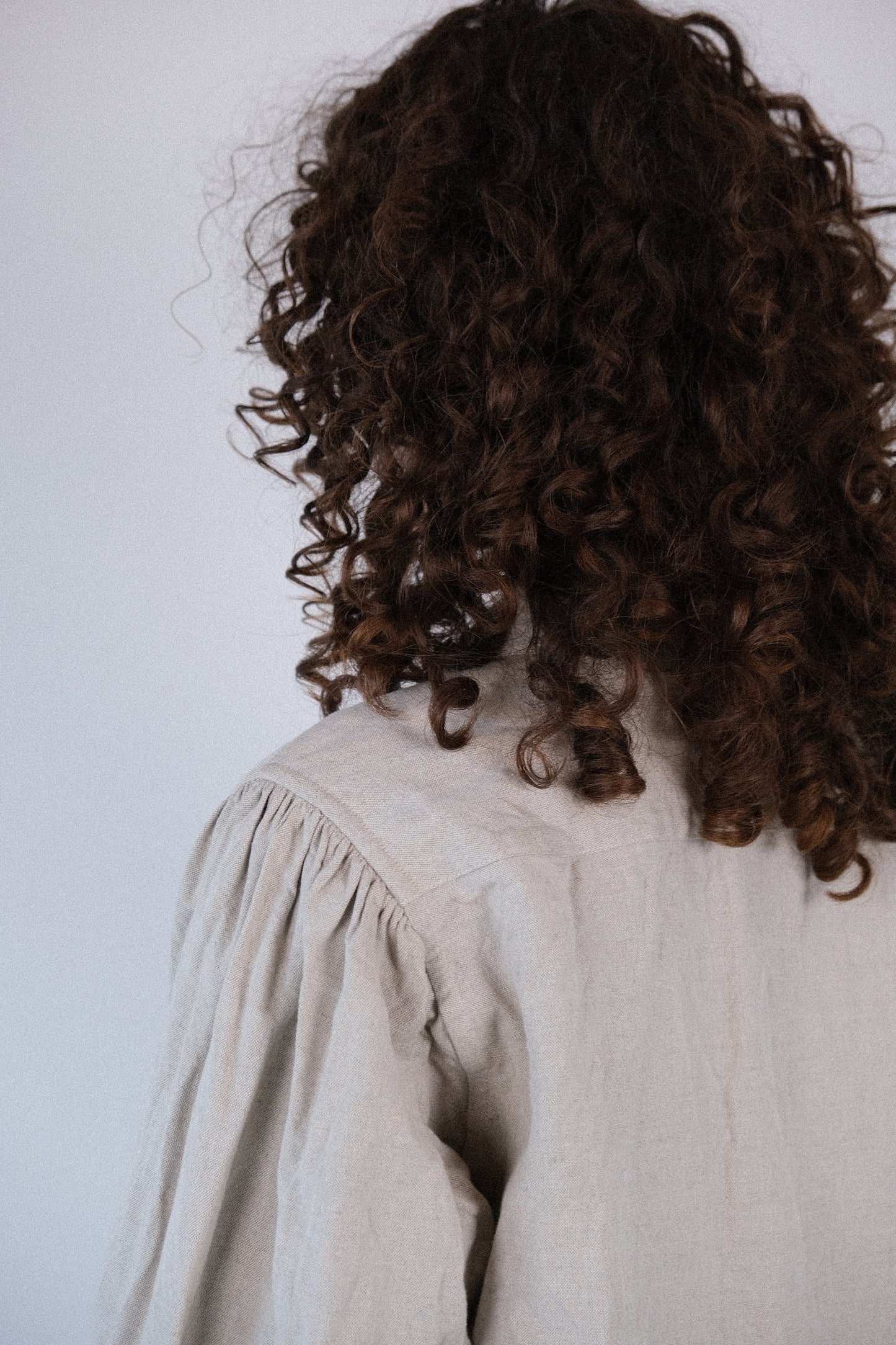 smock ceremony shirt, natural farmers cloth