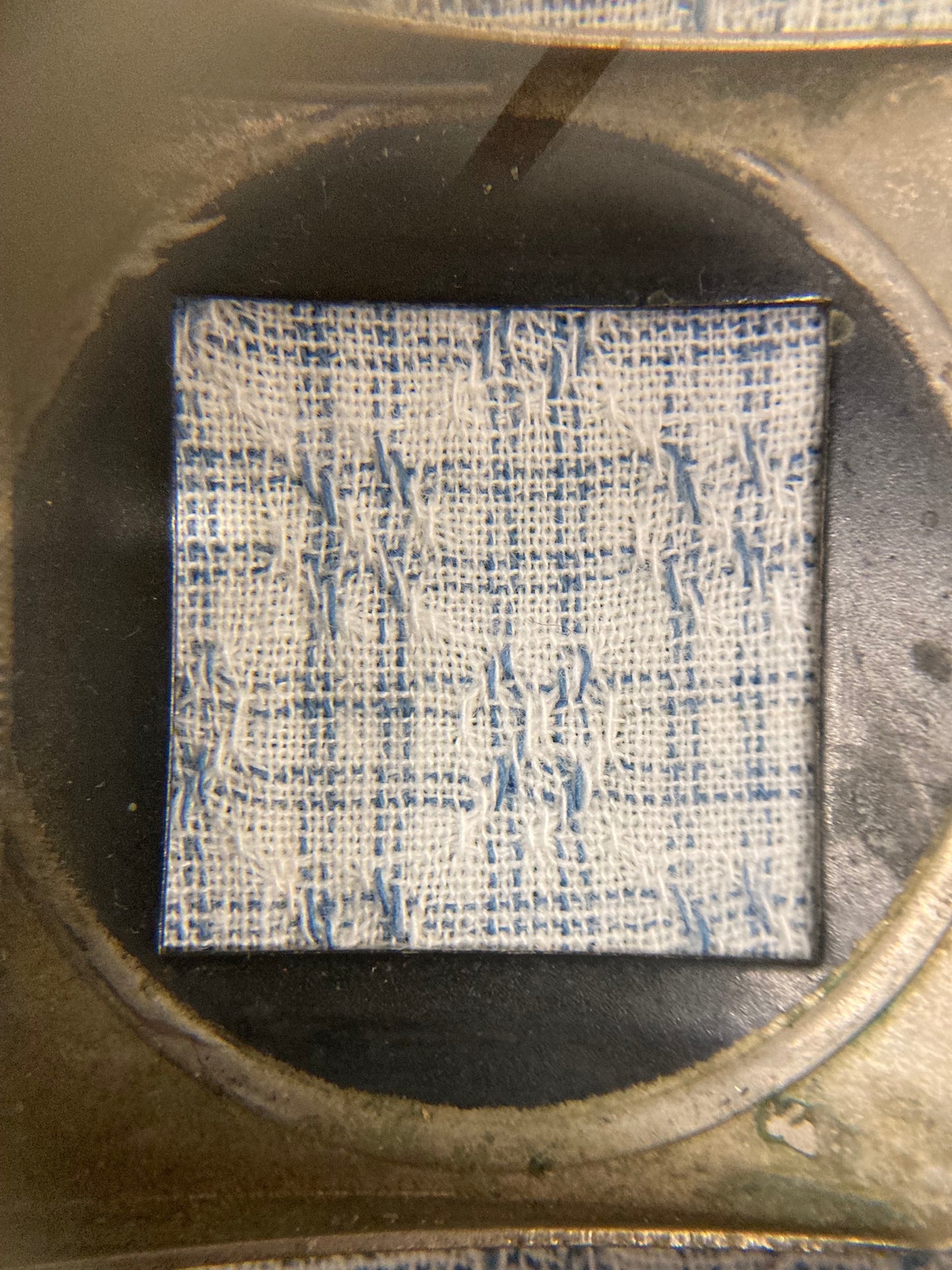writers shirt, white light blue fine tribal check